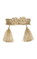 Rebecca De Ravenel Mouna Passementerie Braided Lurex Belt