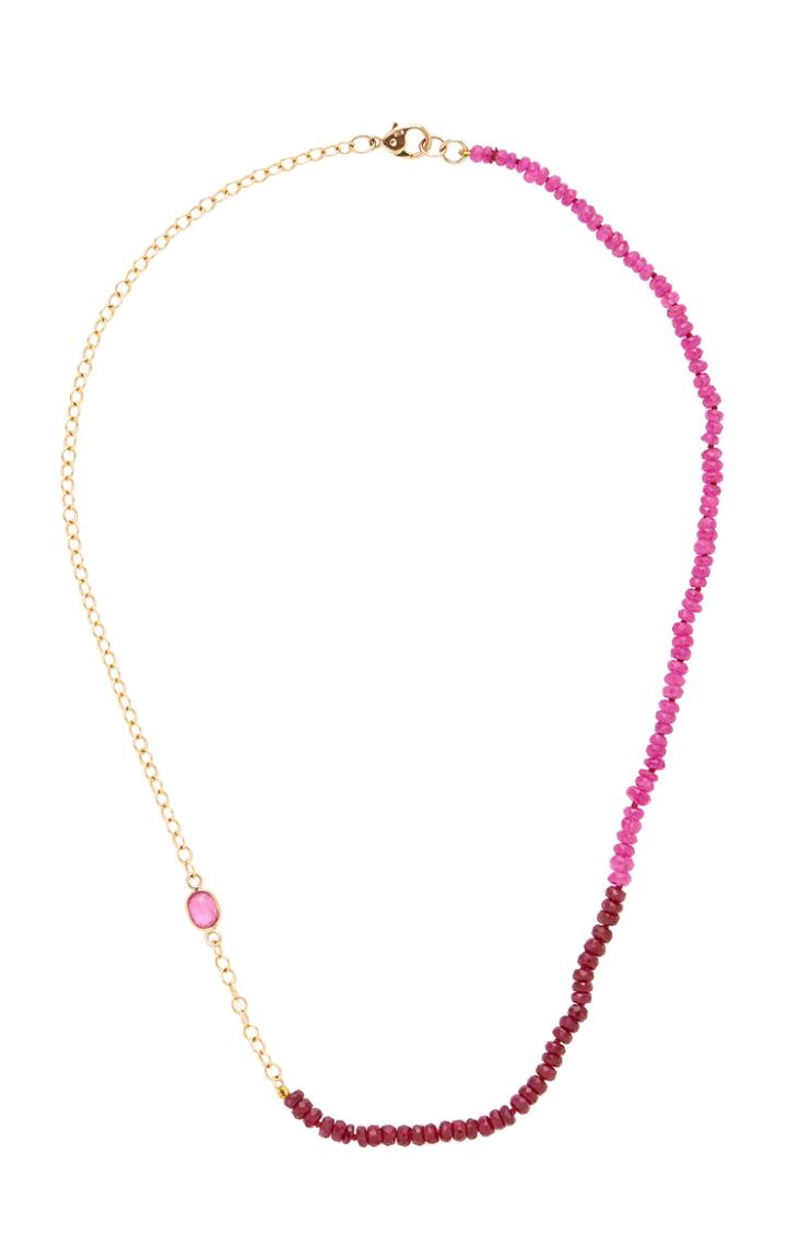 Objet-a Valery 18k Gold, Sapphire And Ruby Necklace