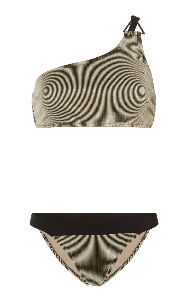 Zeus + Dione Demeter One Shoulder Bikini Set