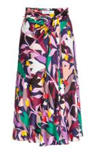 Prabal Gurung Moore Gathered Silk Knee-length Skirt