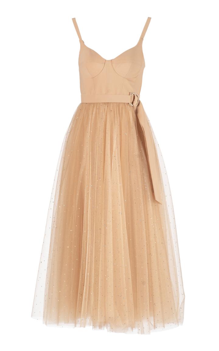 Moda Operandi Maria Lucia Hohan Kaya Crystal-embellished Tulle Midi Dress Size: 36