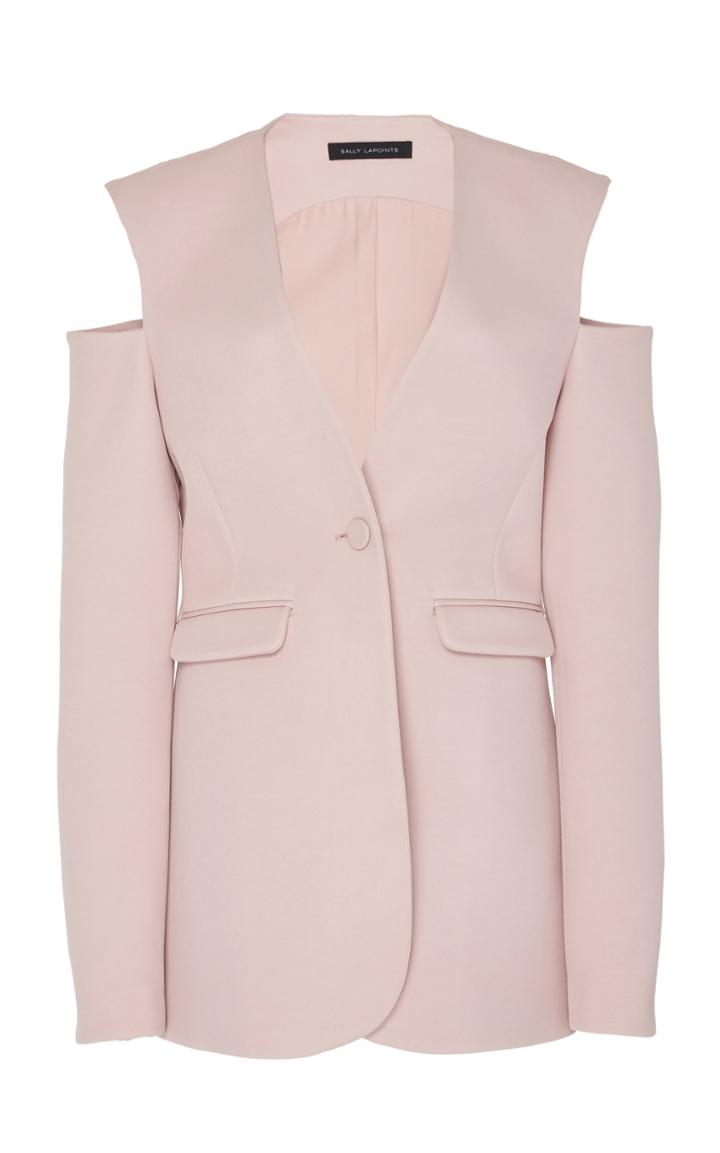 Moda Operandi Sally Lapointe Cold-shoulder Plunging V-neck Blazer Size: 0