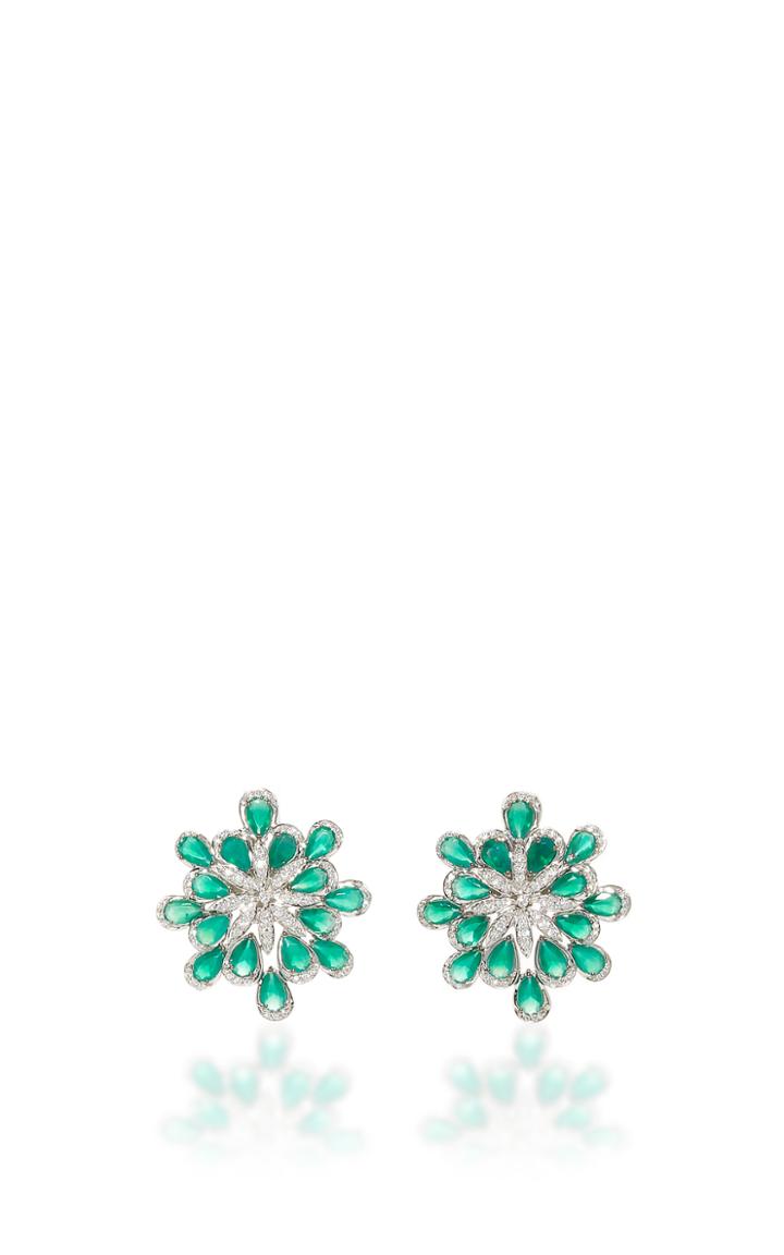 Hueb Gala Earring With Chalcedony