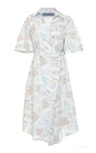 Jonathan Cohen The Heloise Printed Cotton Wrap Dress