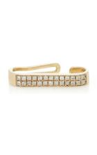 Anissa Kermiche Single Noble Staple Pave Ear Cuff