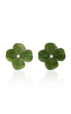 Luz Camino Four Leaf Clover Earrings