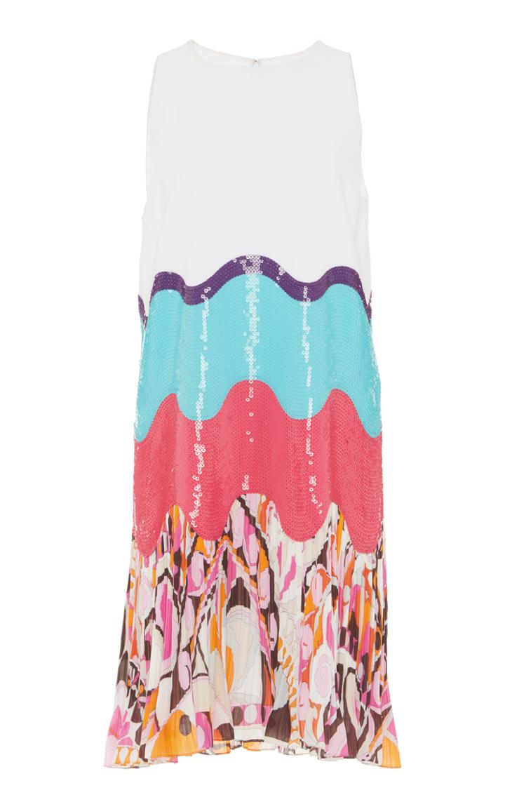 Emilio Pucci Sequin Embroidered Mini Dress