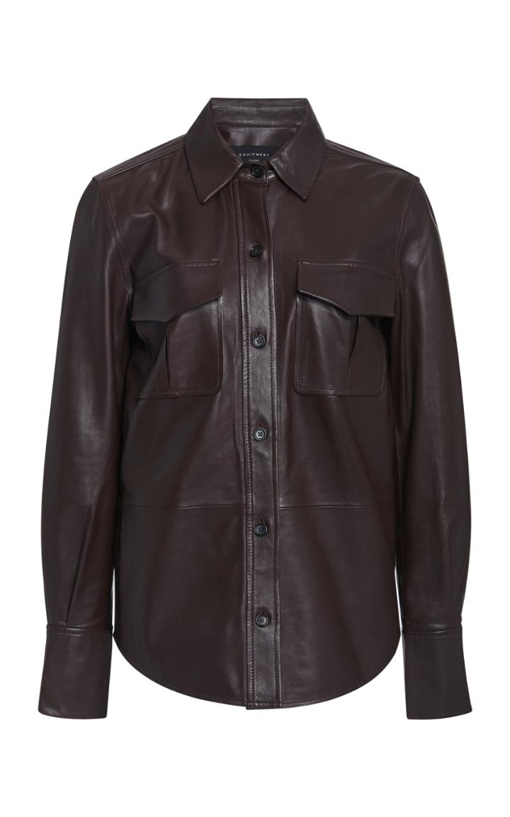Equipment Garcella Leather Shirt
