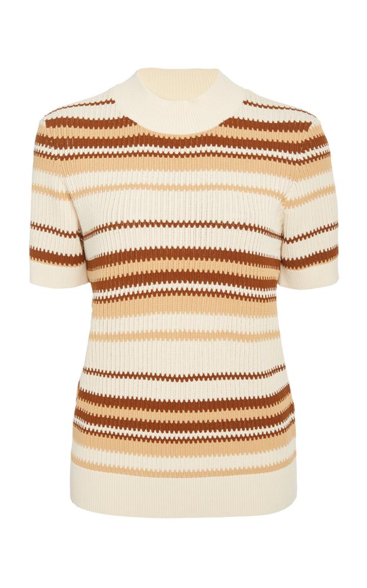 Moda Operandi Samse & Samse Maik Mock Neck Short Sleeve T-shirt Size: Xs