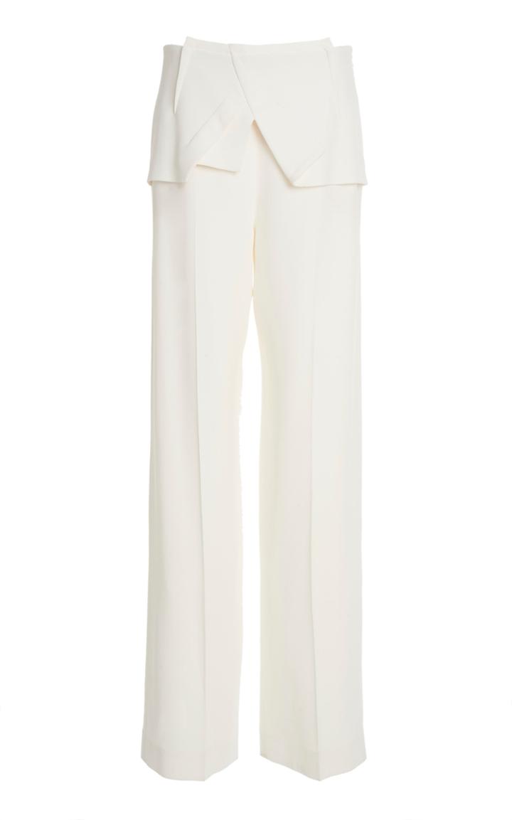 Moda Operandi Roland Mouret Linburn Crepe Straight-leg Pants