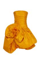 Moda Operandi Oscar De La Renta Draped Silk-taffeta Dress Size: 0