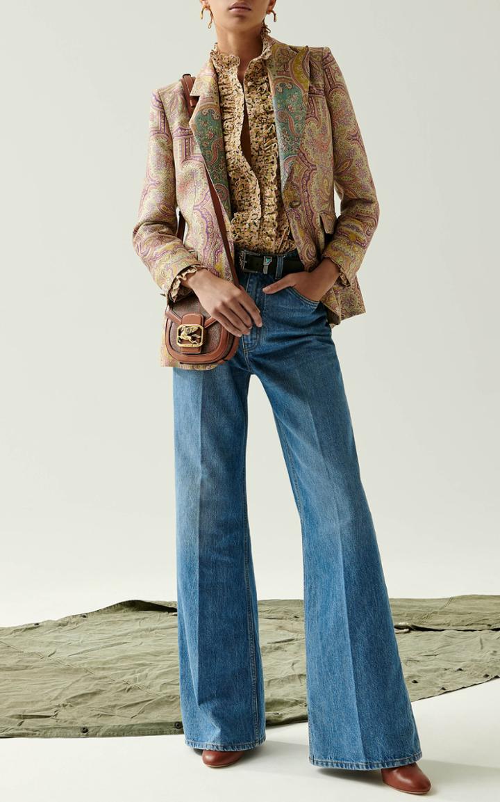 Etro Rigid High-rise Flare-leg Jeans