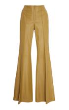 Zeynep Aray Leather Flared Pants