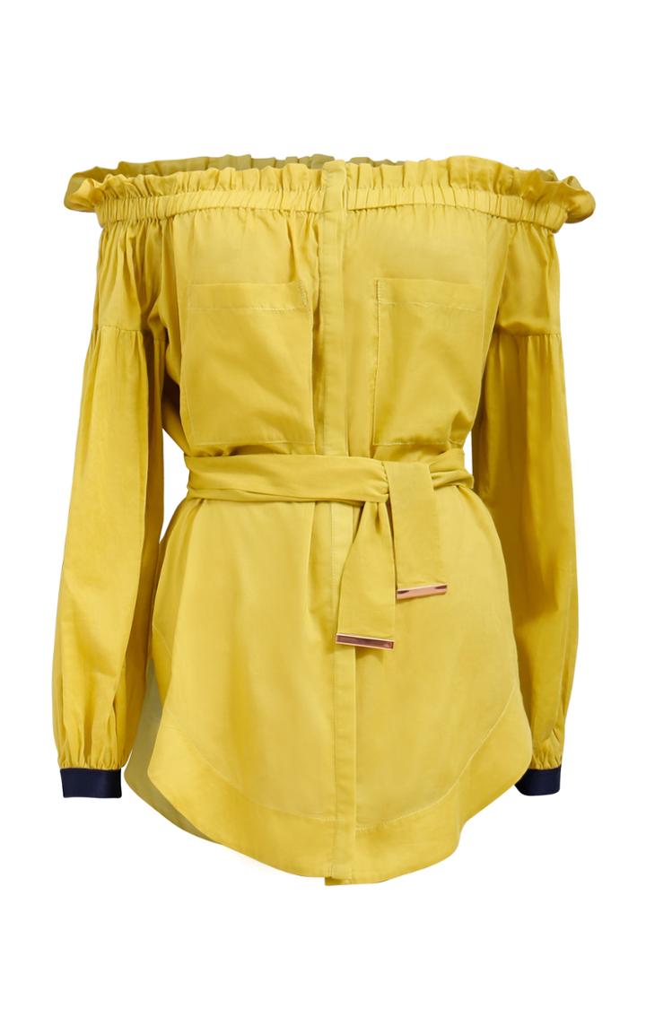 Ginger & Smart Iris Gathered Off The Shoulder Blouse