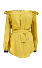 Ginger & Smart Iris Gathered Off The Shoulder Blouse