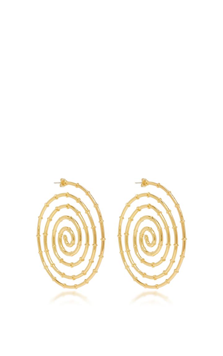 Arme De L'amour Swirl Bamboo Earrings