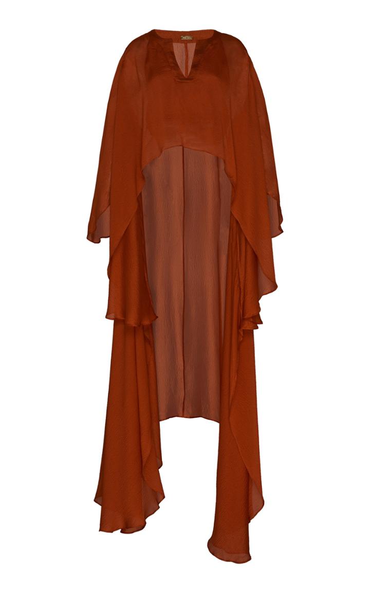Moda Operandi Cult Gaia Goldie High-low Silk Coverup Size: S