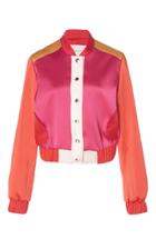 Sandra Mansour Portia Satin Bomber