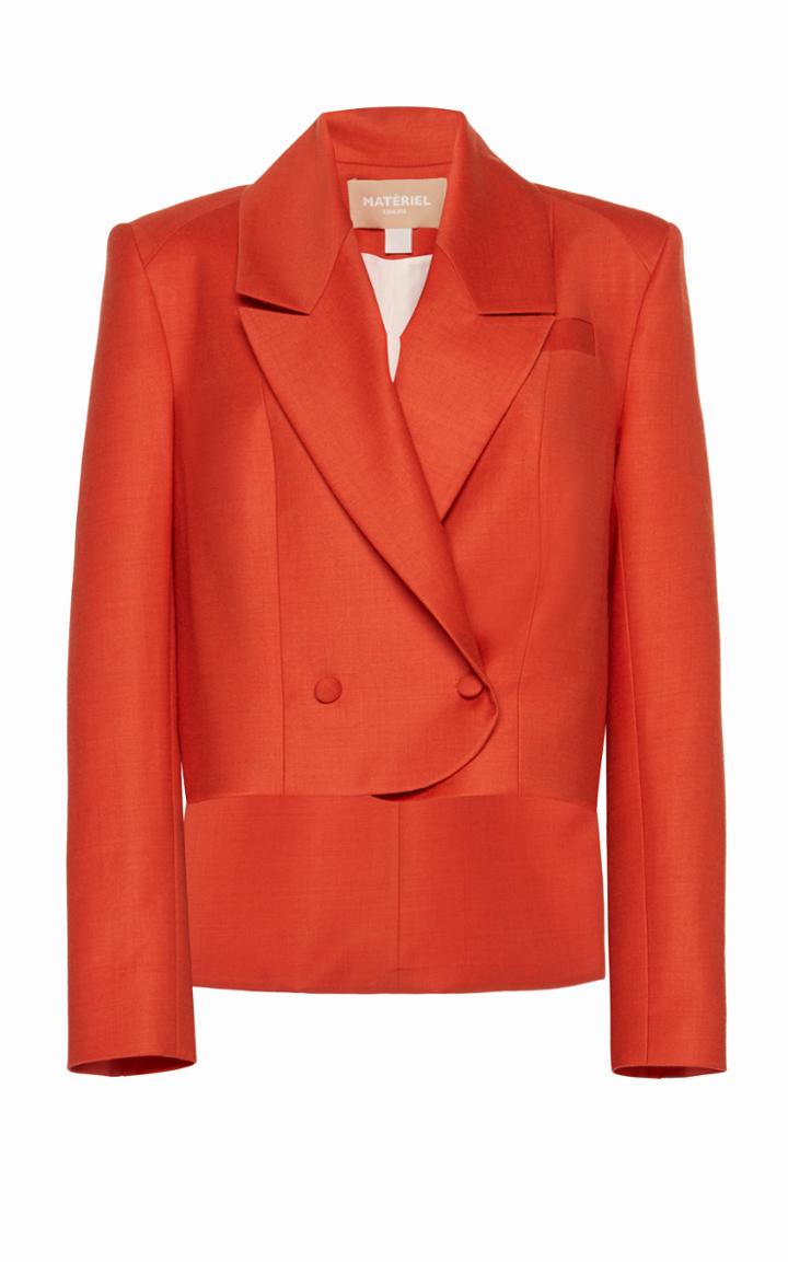 Matriel Wool Blazer With Longer Back