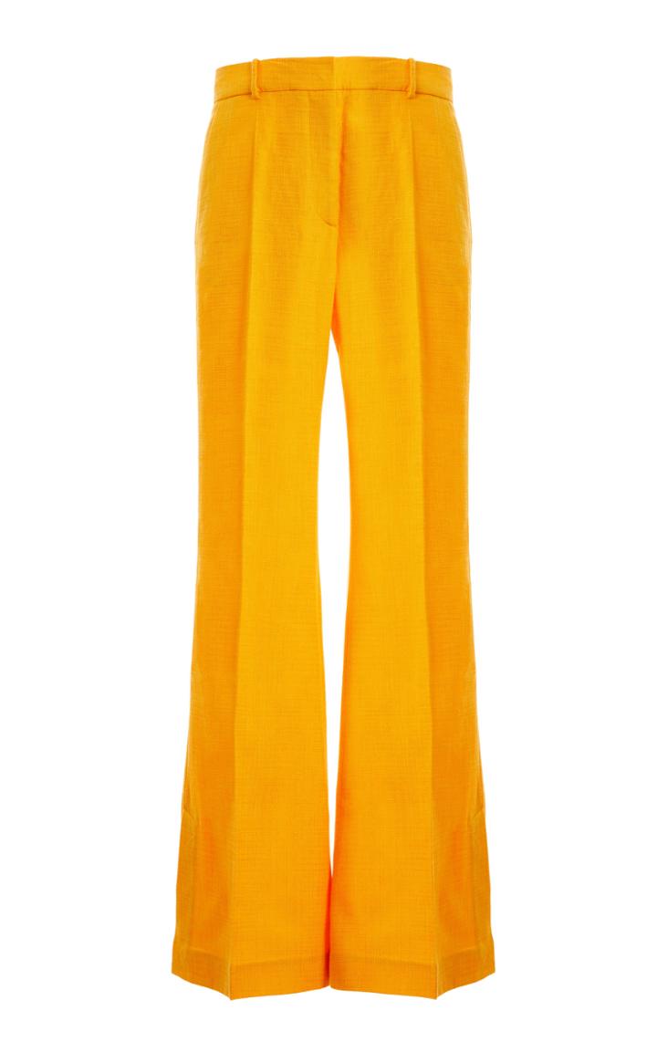 Joseph Tena Cotton-blend Flared-leg Trousers