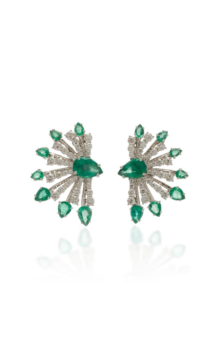 Hueb Mirage Emerald Earrings