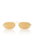 Balenciaga Verso Metal Aviator-style Round-frame Sunglasses