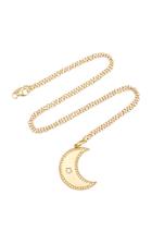 Andrea Fohrman Large Crescent Moon Phase Necklace