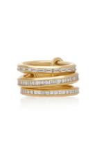 Spinelli Kilcollin Manava Set-of-three 18k Gold Diamond Rings Size: 6