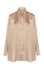 Moda Operandi Matriel Silk-blend Button-down Shirt