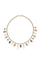 Moda Operandi Venyx Tourmaline And Opal Narwhal Necklace