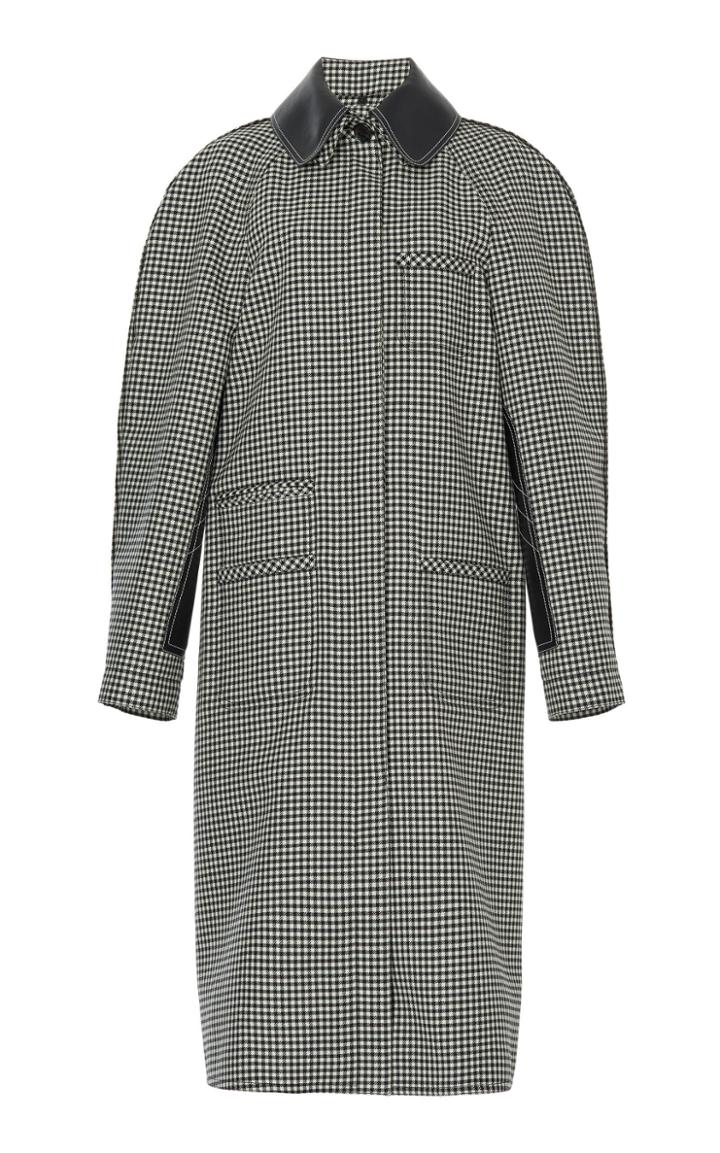 Loewe Gingham Car Coat