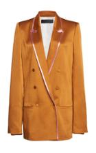 Haider Ackermann Double Breasted Metallic Trim Blazer