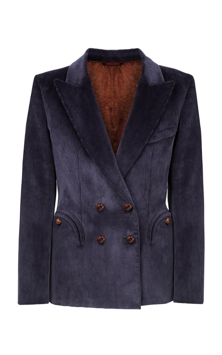 Moda Operandi Blaz Milano Classic Touch Charmer Velvet Blazer