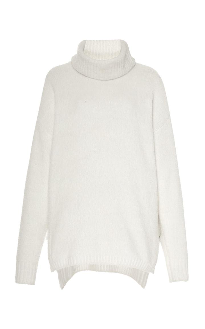 Atm Anthony Thomas Melillo Oversized Chenille Turtleneck Sweater