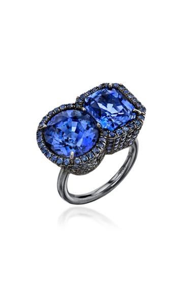 Irene Neuwirth 18k White Gold And Sapphire Ring