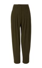 Michael Kors Collection Cropped Pleated Trouser