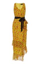 Saloni Rosalind Printed Chiffon Maxi Dress