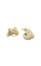 Bibi Van Der Velden Mammoth Alligator Twist Earrings