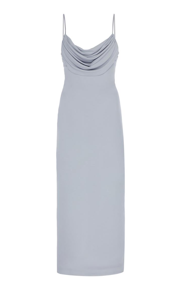 Moda Operandi Cushnie Draped Crepe De Chine Dress Size: 0