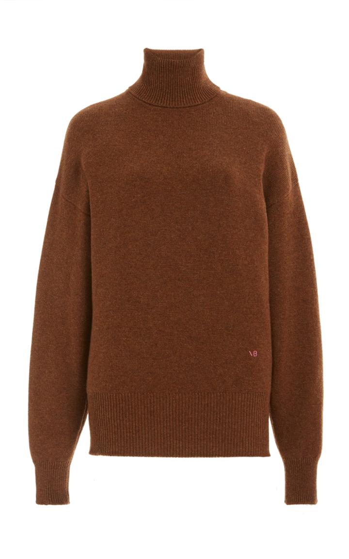 Moda Operandi Victoria Beckham Oversized Cashmere-blend Turtleneck Sweater