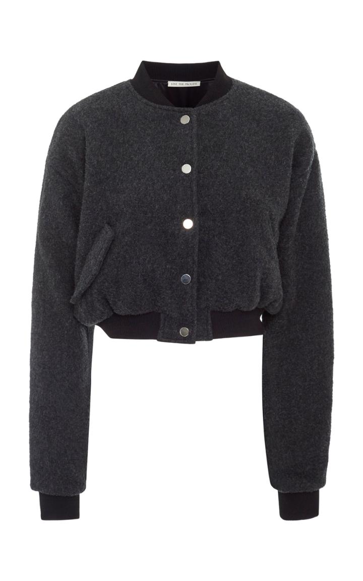 Live The Process Easy Crop Bomber