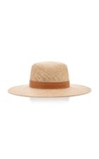 Janessa Leone Kerry Wide-brim Straw Hat