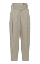 Tibi Myriam Twill Double Waisted Sculpted Pant