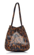Rejina Pyo Rita Animal Print Leather Top Handle Bag
