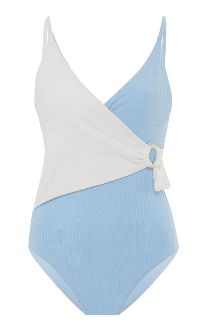 Onia Lila Classic Wrap One-piece Swimsuit
