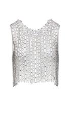 Moda Operandi Magda Butrym Cropped Crystal-detailed Top