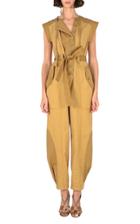 Moda Operandi Ulla Johnson Valentine Two-tone Cotton Jumpsuit