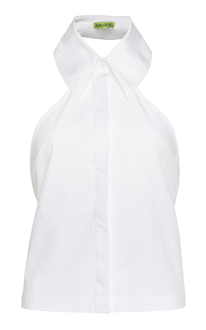 Gauge81 Athene Sleeveless Collared Top