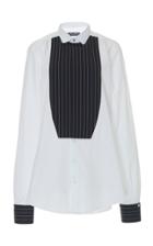Dolce & Gabbana Oversized Striped-panel Blouse
