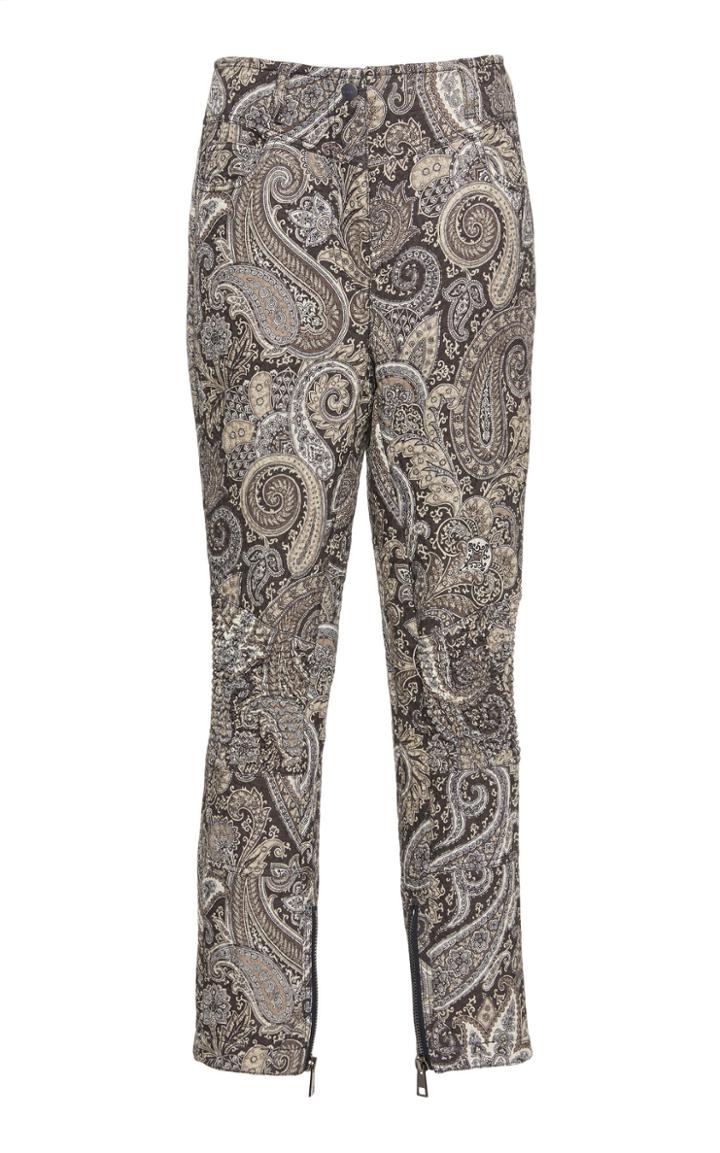 Etro Paisley Cotton-blend Skinny Pants